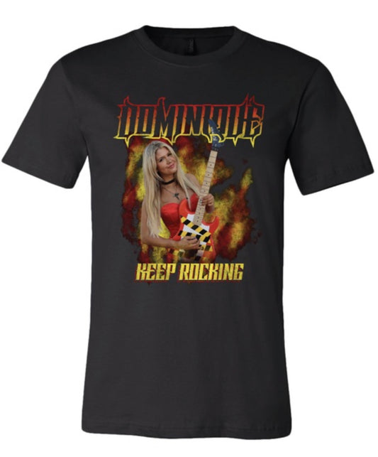 Through the Flames “Keep Rocking” t-shirt